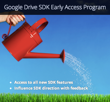 Google Drive SDK Early Access Program